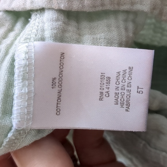 5T Disney Junior Minnie Green Stripes Skirtalls Skirt with Suspenders - Picture 12 of 14